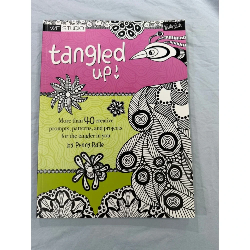 Tangled Up! Penny Raile Walter Foster Zentangle Doodling Art Guide Paperback
